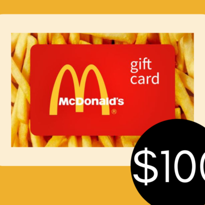 $100 student holiday gift card